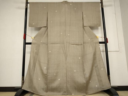 平和屋着物＊夏物 紗紬 蛍暈し 正絹 逸品 AABB5925st