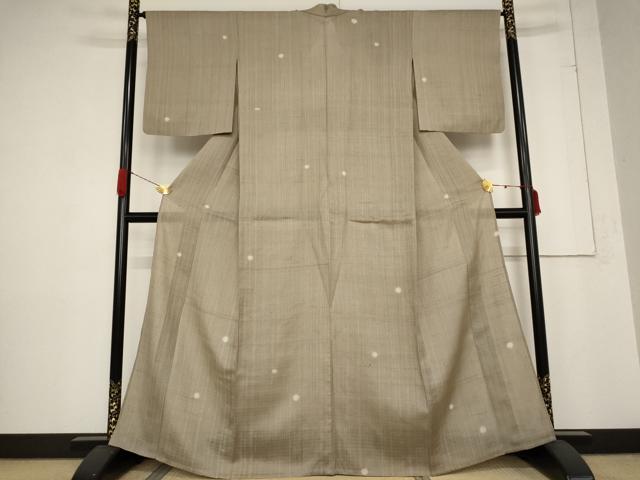 平和屋着物＊夏物 紗紬 蛍暈し 正絹 逸品 AABB5925st