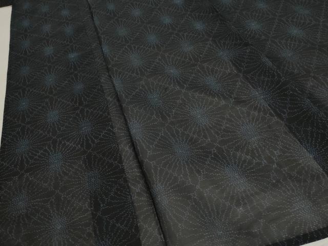 平和屋着物＊夏物 本場大島紬 夏大島 花菱文 正絹 逸品 AABB5926st