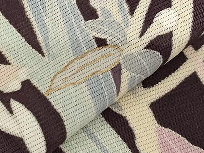 平和屋着物＊夏物 訪問着 絽 草花文 金彩 正絹 逸品 AABB5928st