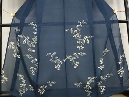 平和屋着物＊夏物 訪問着 絽 草花文 正絹 逸品 AABB5931st