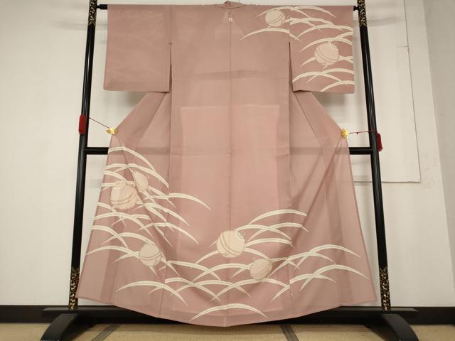 平和屋着物＊夏物 訪問着 絽 駒刺繍 鈴 金彩 高島屋扱い 正絹 逸品 AABB5936st