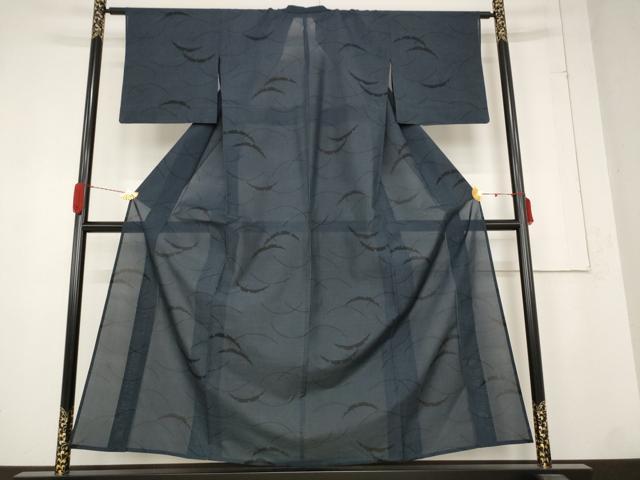 平和屋着物＊夏物 本場大島紬 夏大島 雪芝文 正絹 逸品 AABB5937st