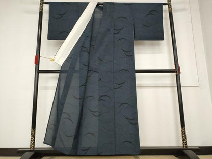 平和屋着物＊夏物 本場大島紬 夏大島 雪芝文 正絹 逸品 AABB5937st