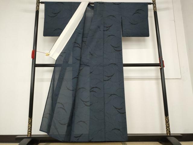 平和屋着物＊夏物 本場大島紬 夏大島 雪芝文 正絹 逸品 AABB5937st