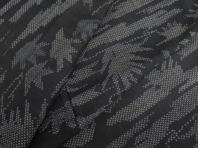 平和屋着物＊夏物 本場大島紬 夏大島 9マルキ 風景文 正絹 逸品 AABB5954st