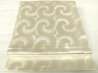 平和屋着物◎六通柄袋帯　霞文　正絹　逸品　AABB6067yx