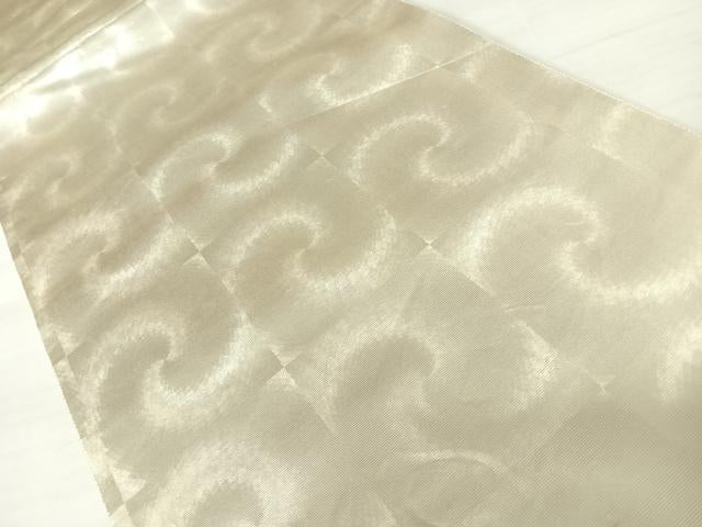 平和屋着物◎六通柄袋帯　霞文　正絹　逸品　AABB6067yx