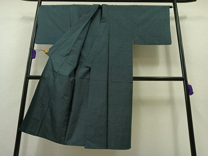 平和屋着物▽男性 本場大島紬 単衣 100亀甲 総詰め 正絹 逸品 AABB6201jh