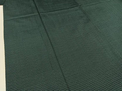 平和屋着物▽男性 本場大島紬 単衣 100亀甲 総詰め 正絹 逸品 AABB6201jh