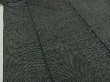 平和屋着物▽男性 紬 単衣 縞 正絹 逸品 AABB6202jh