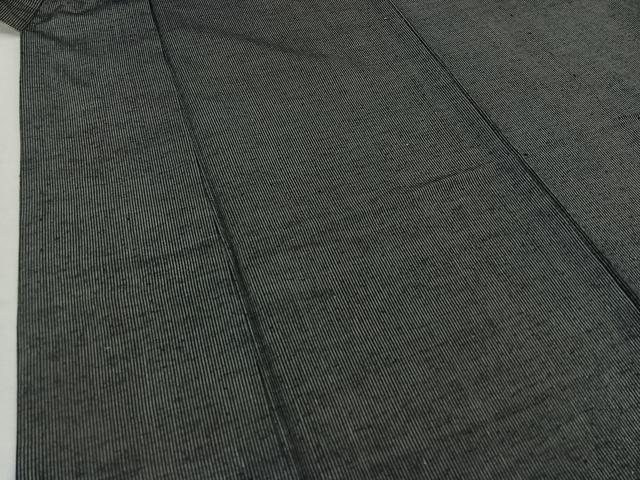 平和屋着物▽男性 紬 単衣 縞 正絹 逸品 AABB6202jh