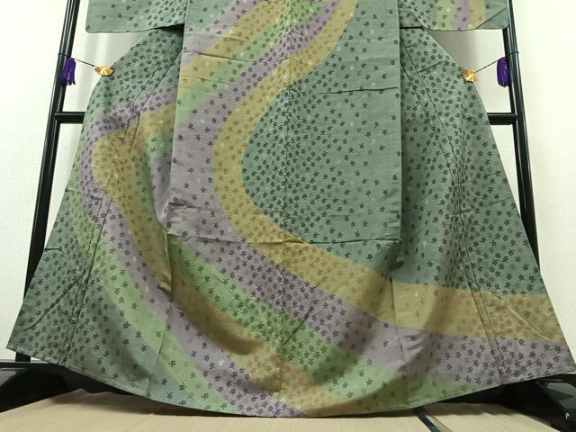 平和屋着物▽訪問着 単衣 愛 文字文 AABB6208jh