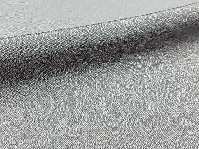平和屋着物▽江戸小紋　単衣　古法草木染　鮫小紋柄　反端付き　ロング丈　正絹　逸品　未使用　AABB6213jh