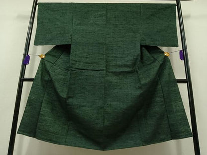 平和屋着物▽男性 紬 単衣 霞文 正絹 逸品 AABB6215jh