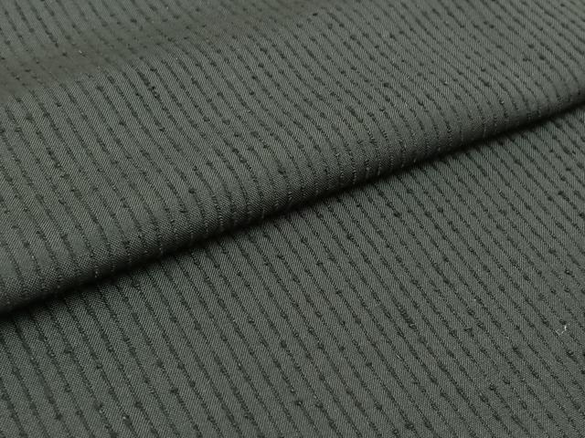 平和屋着物▽上質な紬 単衣 縞 反端付き 正絹 逸品 AABB6217jh