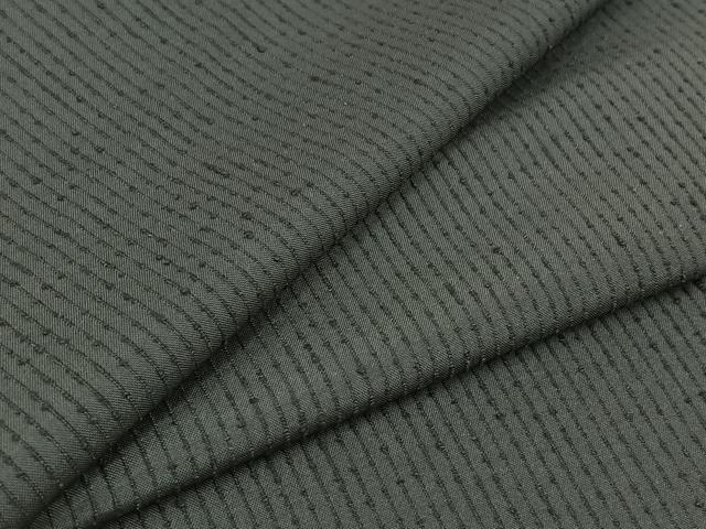 平和屋着物▽上質な紬 単衣 縞 反端付き 正絹 逸品 AABB6217jh