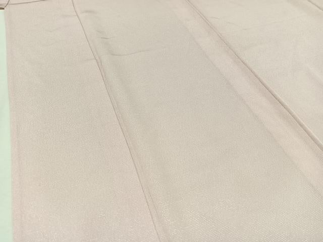 平和屋着物▽上質な小紋 単衣 横段文 銀通し地 正絹 逸品 AABB6218jh