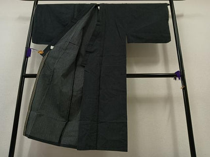 平和屋着物∴夏物 男性 浴衣 縞 キングサイズ 綿 AABB6219jh