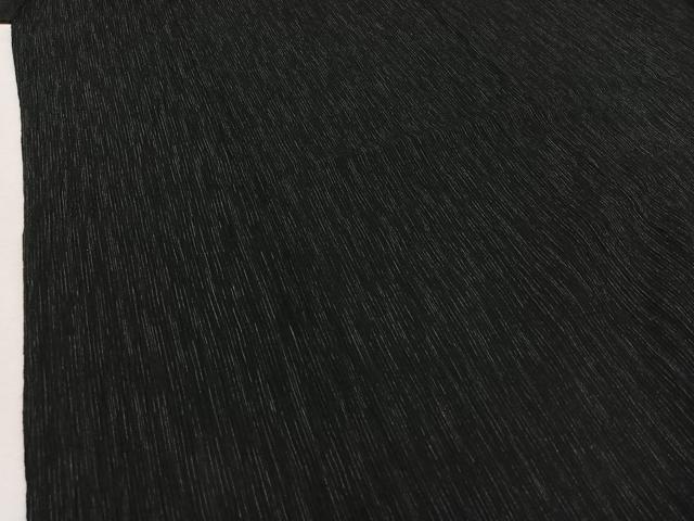 平和屋着物∴夏物 男性 浴衣 縞 黒地 AABB6220jh