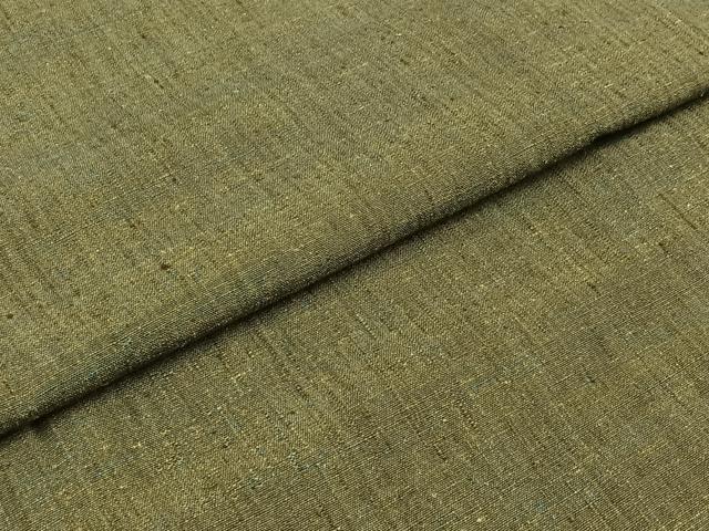 平和屋着物▽男性 紬 単衣 根岸色 正絹 逸品 AABB6223jh