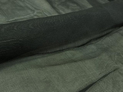 平和屋着物▽男性 羽織 スリーシーズン 春夏秋 塵除け 漆黒色 正絹 逸品 AABB6227jh