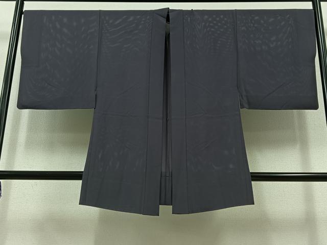 平和屋着物▽男性 羽織 スリーシーズン 春夏秋 塵除け 褐色 正絹 逸品 AABB6231jh