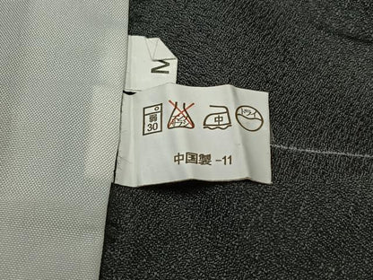 平和屋着物▽小紋 単衣 雪輪舞花文 洗える着物 AABB6234jh