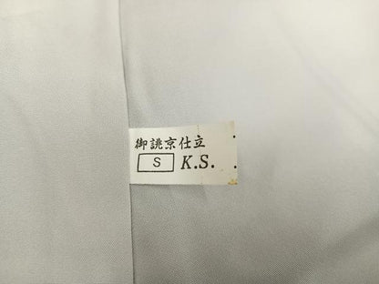平和屋着物●本場大島紬 訪問着 友禅 枝花文 暈し染め ロング丈 正絹 逸品 AABB6241ph