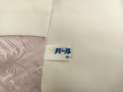 平和屋着物●訪問着　絞り　草花文　暈し染め　金彩　正絹　逸品　AABB6294ph