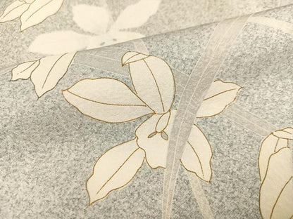 平和屋着物●訪問着 作家物 枝花文 正絹 逸品 AABB6299ph