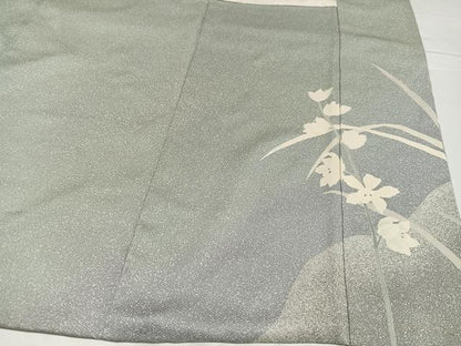 平和屋着物●訪問着 作家物 枝花文 正絹 逸品 AABB6299ph