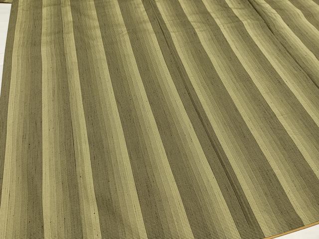 平和屋着物●上質な紬 間道 正絹 逸品 AABB6309ph