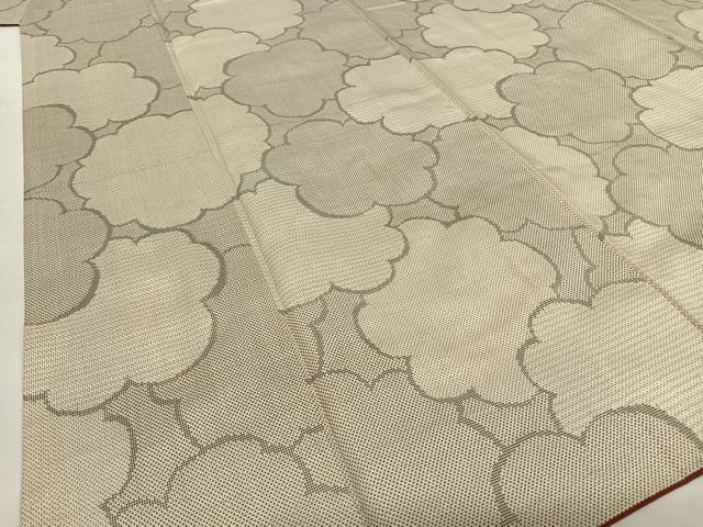 平和屋着物●上質な紬　舞花文　正絹　逸品　AABB6322zg