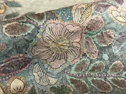 平和屋着物●訪問着　辻が花　絞り　暈し染め　金彩　ロング丈　正絹　逸品　未使用　AABB6332zg