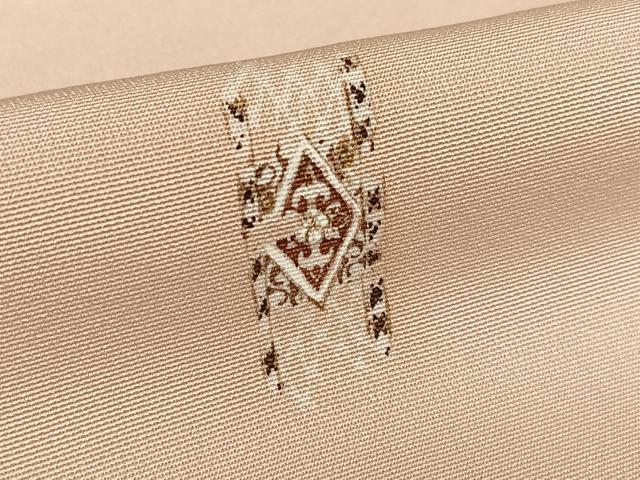 平和屋着物●上質な小紋 花菱文 正絹 逸品 AABB6382zg