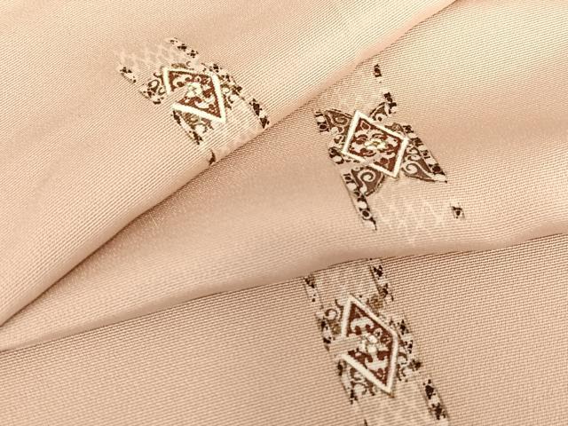 平和屋着物●上質な小紋 花菱文 正絹 逸品 AABB6382zg