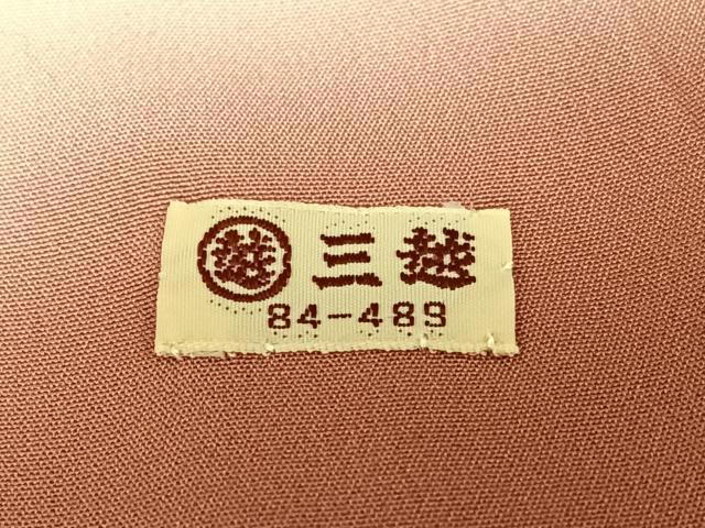 平和屋着物●訪問着　手描き　草花文　三越扱い　正絹　逸品　AABB6418zg