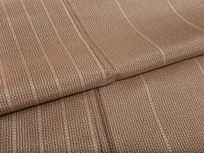 平和屋着物●本場大島紬　格子　正絹　逸品　AABB6448zg