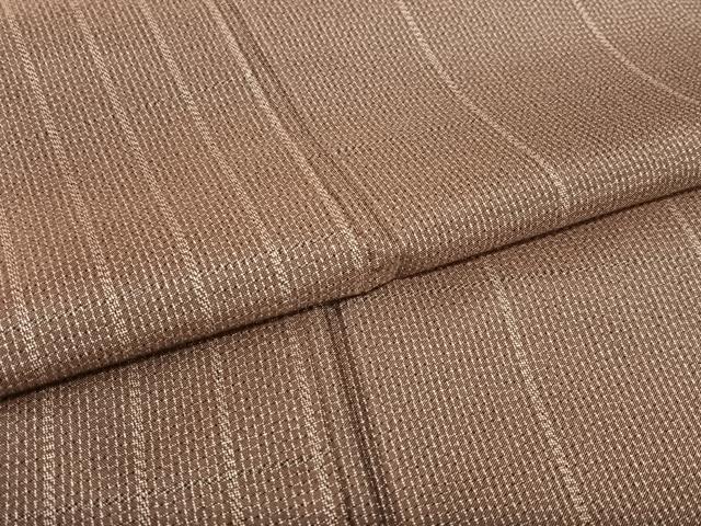平和屋着物●本場大島紬　格子　正絹　逸品　AABB6448zg