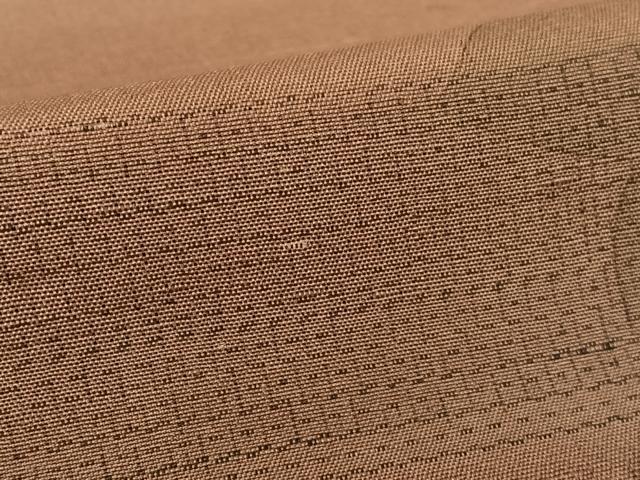 平和屋着物●上質な紬　楓文　正絹　逸品　AABB6452zg