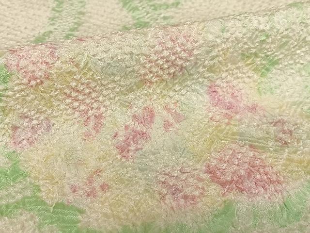 平和屋着物●豪華振袖　総絞り　舞花文　正絹　逸品　AABB6454zg