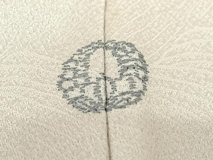 平和屋着物●訪問着　絞り　刺繍　草花籬文　銀彩　正絹　逸品　AABB6475zg