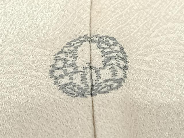 平和屋着物●訪問着　絞り　刺繍　草花籬文　銀彩　正絹　逸品　AABB6475zg