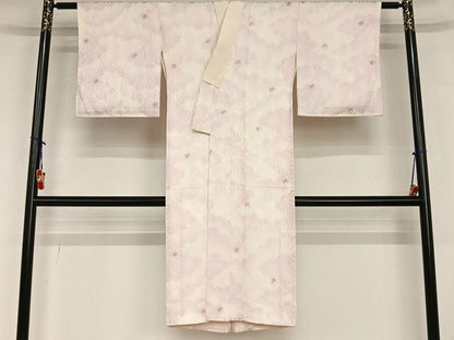 平和屋着物●長襦袢　無双仕立て　絞り　麻の葉文様　暈し染め　正絹　逸品　AABB6479zg