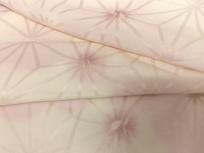 平和屋着物●長襦袢　無双仕立て　絞り　麻の葉文様　暈し染め　正絹　逸品　AABB6479zg