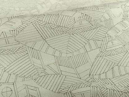 平和屋着物●上質な小紋　紬地　手描き　風景文　正絹　逸品　AABB6558zg