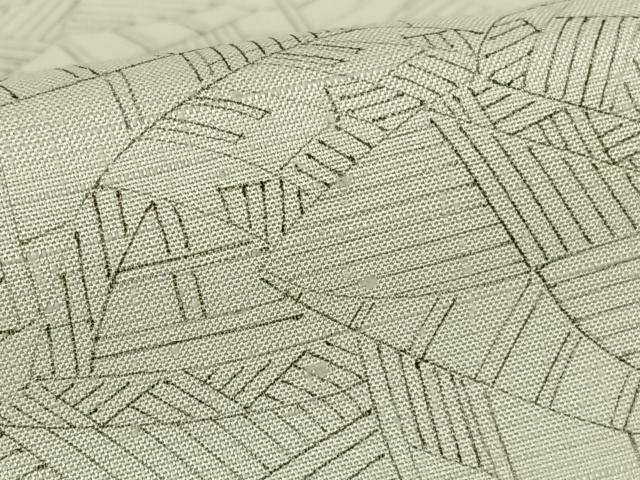平和屋着物●上質な小紋　紬地　手描き　風景文　正絹　逸品　AABB6558zg