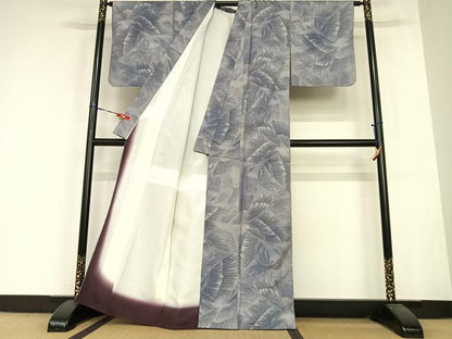 平和屋着物●都喜ヱ門　本場大島紬　一元7マルキ　舞蝶文　総絣　藤絹織物謹製　正絹　逸品　AABB6559zg