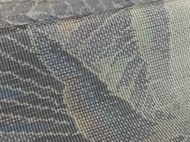 平和屋着物●都喜ヱ門　本場大島紬　一元7マルキ　舞蝶文　総絣　藤絹織物謹製　正絹　逸品　AABB6559zg